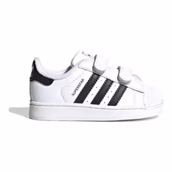 Scarpe bambini adidas - Superstar ii cf i bco/nero JI3990 Bianco - 21 - Vista aggiuntiva 2