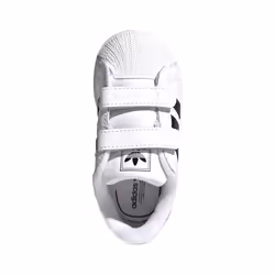 Scarpe bambini adidas - Superstar ii cf i bco/nero JI3990 Bianco - 25 - Vista aggiuntiva 2