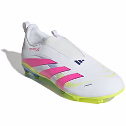 Scarpe da calcio bambini adidas Predator League Ll Fg/Mg J Bianco - 36
