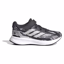 Scarpe bambini adidas - Runfalcon5 nero/argento JQ2185 Nero - 28 - Vista aggiuntiva 2