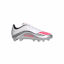 Scarpe da calcio bambini adidas F50 MESSI CLUB FG/MG JR BLRO Bianco - 34