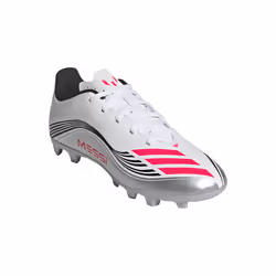 Scarpe da calcio bambini adidas F50 MESSI CLUB FG/MG JR BLRO Bianco - 34