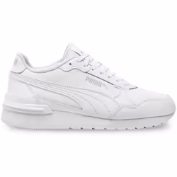 Scarpe bambini Puma St Runner V4 Leather Jr Bianco - 38