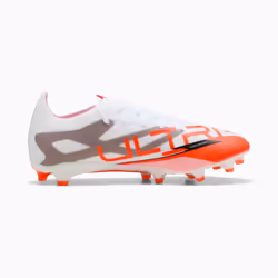 PUMA Ultra 5 Match FG/AG Calcio Unisex Arancione, Bianco - Vista aggiuntiva 5