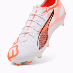 PUMA Ultra 5 Pro FG/AG Calcio Unisex Arancione, Bianco - Vista aggiuntiva 6