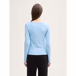 Tom Tailor 1045439_XS camicia e top Manica lunga Cotone - Vista aggiuntiva 3