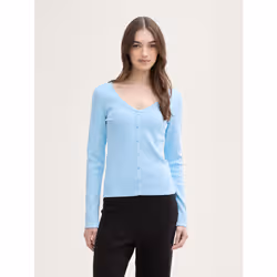 Tom Tailor 1045439_S camicia e top Manica lunga Cotone - Vista aggiuntiva 2