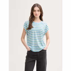 Tom Tailor 1045446_XXL camicia e top Maglietta Manica corta Viscosa - Vista aggiuntiva 2