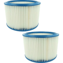 2x elemento filtrante sostituisce Nilfisk 107400562 per aspiratore secco/umido - Vhbw