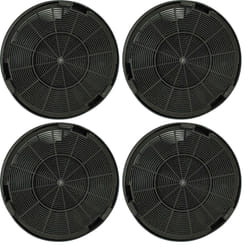 Vhbw - 4x filtro a carboni attivi compatibile con Franke Active Kitchen fak 607 xs, Active Kitchen fak 907 xs cappe aspiranti - 19,6 cm