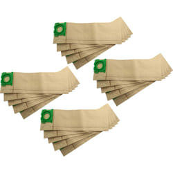 20x sacchetto sostituisce Sebo 6629ER, 6629, 6629 am per aspirapolvere- carta, 41,1cm x 13,2cm Marrone - Vhbw