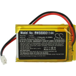 Vhbw - batteria compatibile con Makeblock mBot, mBot Ranger robot di apprendimento (1700mAh, 3,7V, Li-Poly)