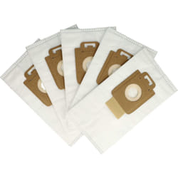 Vhbw - 5x sacchetto sostituisce Nilfisk 107407639, 128389187 per aspirapolvere- microfibra, 27cm x 15cm Bianco
