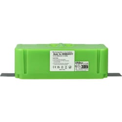 Vhbw - batteria compatibile con iRobot Roomba 860, 895, 891, 890, 801, 850, 805, 877 home cleaner verde (2600mAh, 14,4V, Li-Ion)