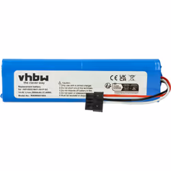 vhbw - the clever way - Batteria ricaricabile di ricambio, compatibile e di alta qualità, ad alta capacità, per robot aspirap ...