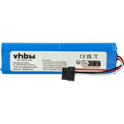 Vhbw - batteria compatibile con Xiaomi Mijia 2, Mi Robot Vacuum Mop Pro, STYJ02YM aspirapolvere (2600mAh, 14,4V, Li-Ion)