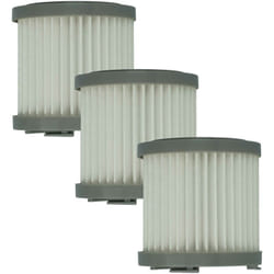 Vhbw - 3x filtro compatibile con aeg volta VOP5-14EB, VOP5-18IW aspirapolvere - filtro hepa nero / bianco