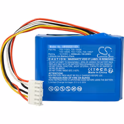 vhbw - the clever way - Batteria ricaricabile di ricambio, compatibile e di alta qualità, ad alta capacità, per dispositivo d ...