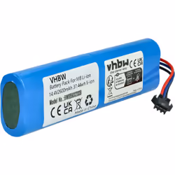 vhbw - the clever way - Batteria ricaricabile di ricambio, compatibile e di alta qualità, ad alta capacità, per robot aspirap ...