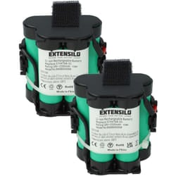 Extensilo - 2x batteria compatibile con Husqvarna Automower 105 2017, 105 2016, 105 2019, 105 2018, 305 2011, 305, 105 rasaerba 2500mAh, 18V, Li-Ion