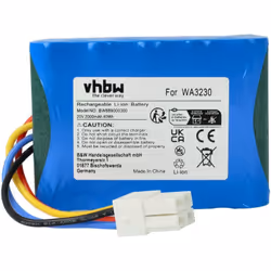 vhbw - the clever way - Batteria ricaricabile di ricambio, compatibile e di alta qualità, ad alta capacità, per dispositivo d ...