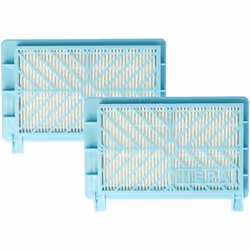 vhbw - the clever way Set di 2x filtro HEPA per aspirapolvere, robot aspirapolvere, lavapavimenti o aspirapolvere multiuso - ...