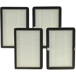 4x filtro antiparticolato sostituisce Rowenta XD6520F0 per depuratore d'aria, ventilatore - Vhbw