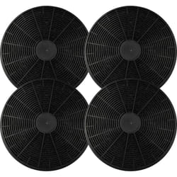vhbw 4x filtro a carboni attivi compatibile con Klarstein 10030273, 10029427, 10030001, 10030175, 10030176, 10030272 cappe aspiranti - 17,5 cm