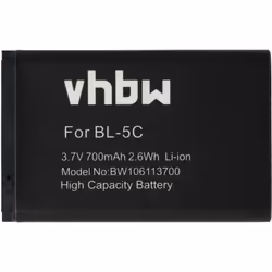 vhbw - the clever way - Batteria ricaricabile di ricambio, compatibile e di alta qualità, ad alta capacità, per ricevitore GP ...