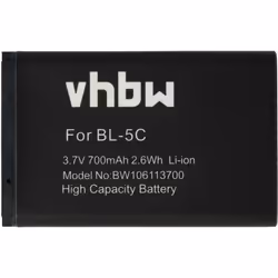 vhbw - the clever way - Batteria ricaricabile di ricambio, compatibile e di alta qualità, ad alta capacità, per ricevitore GP ...