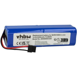 Vhbw - 1x batteria compatibile con Xiaomi 34264, Mi Robot Vacuum-Mop 2 Ultra, BHR5195EU home cleaner (5200mAh, 14,4V, Li-Ion)