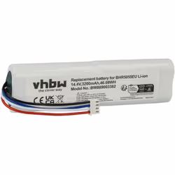 vhbw - the clever way - Batteria ricaricabile di ricambio, compatibile e di alta qualità, ad alta capacità, per robot aspirap ...