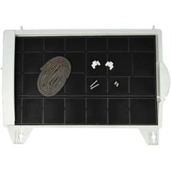 1x filtro a carboni attivi compatibile con Siemens LU11122, LU10252, LU12142, LU14122, LU11152, LU12122 cappe aspiranti - 45 x 32 x 4 cm - Vhbw