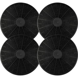 Vhbw - 4x filtro a carboni attivi sostituisce kkt Kolbe K606, K122 per cappe aspiranti - 17,5 cm