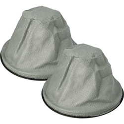 vhbw 2x filtro a sacco sostituisce 5900779934771 per aspiratore per camino, aspiracenere - Filtro di ricambio, lavabile nero / grigio
