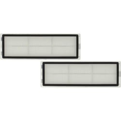 2x Filtro hepa con telaio compatibile con Xiaomi Mi Robot Vacuum Mop 2, Mi Robot Vacuum Mop 2 Pro+ robot aspirapolvere - filtro aria, 15 x 5 x 1,4 cm