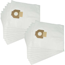 20x sacchetto sostituisce Milwaukee 4932352306, 4932459689 per aspirapolvere - microfibra, 51cm x 43cm Bianco - Vhbw