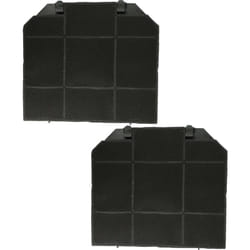 2x filtro a carboni attivi compatibile con Electrolux 949610940, 949610941, 949610942, 949610943 cappe aspiranti - 26,5 x 23,5 x 1,5 cm - Vhbw