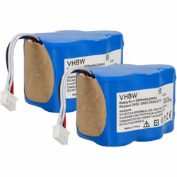 vhbw - the clever way - Batteria ricaricabile di ricambio, compatibile e di alta qualità, ad alta capacità, per robot aspirap ...