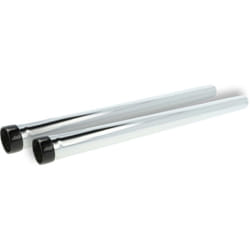 Vhbw - 2x tubo universale sostituisce Bosch 2 609 256 F27 per aspirapolvere - con attacco da 35 mm, 50 cm, nero / argento