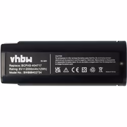 vhbw - the clever way - Batteria ricaricabile di ricambio, compatibile e di alta qualità, ad alta capacità, per strumenti da  ...
