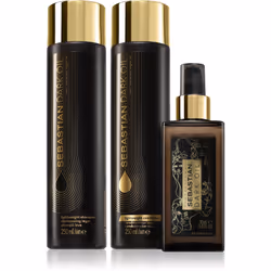 Tutto per capelli dall’aspetto meraviglioso in un’unica confezione. Il set di cosmetici Sebastian Professional Dark Oil Set c ...