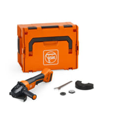 Smerigliatrice angolare a batteria Fein 125 mm ccg 18-125-12 pd as senza batteria e caricabatterie in l-boxx