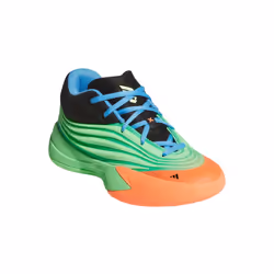 Scarpe bambini adidas DAME X JR VENA Verde - 38 - Vista aggiuntiva 2