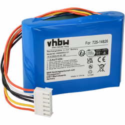 vhbw - the clever way - Batteria ricaricabile di ricambio, compatibile e di alta qualità, ad alta capacità, per dispositivo d ...