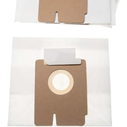 10x sacchetto sostituisce Hoover H69, 35601053 per aspirapolvere - carta, 15,85cm x 17,5cm beige - Vhbw