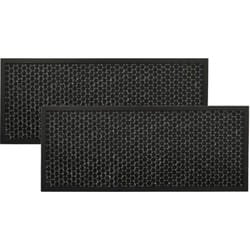 2x filtro ai carboni attivi compatibile con Rowenta Intense Pure Air xl Connect PU6080F0, PU6080 purificatore d'aria - Filtro dell'aria nero - Vhbw