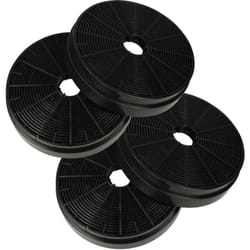 Vhbw - 4x filtro a carboni attivi compatibile con Klarstein Alina, Alina 90, 10034301, 10034849, 10035466, Aurica, 10035467 cappe aspiranti - 17,5 cm