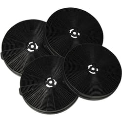 Vhbw - 4x filtro a carboni attivi compatibile con Respekta CH24090 wam cappe aspiranti - 17,5 cm