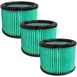 3x filtro sostituisce ean 3165140926072 per aspirapolvere - filtro hepa azzurro / nero - Vhbw